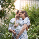 Dreamy romanticised baby expectancy couple photoshoot Bucuresti