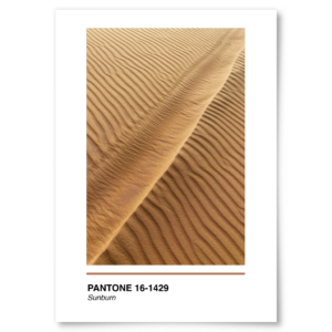 Poster Sunburn | Colecția Pantone